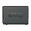 NAS Synology DS223; Tower; 2x (3.5" SATA HDD)/2.5" HDD SSD); Realtek RTD1619B;,2GB DDR4, 1x 1GbE RJ-45