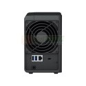 NAS Synology DS223; Tower; 2x (3.5" SATA HDD)/2.5" HDD SSD); Realtek RTD1619B;,2GB DDR4, 1x 1GbE RJ-45