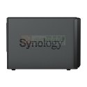 NAS Synology DS223; Tower; 2x (3.5" SATA HDD)/2.5" HDD SSD); Realtek RTD1619B;,2GB DDR4, 1x 1GbE RJ-45