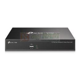 Rejestrator TP-LINK VIGI NVR1008H, Ośmiokanałowy sieciowy rejestrator wideo VIGI, 8-kanałowy podgląd na żywo: Obraz o rozdzielcz