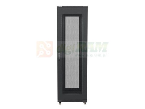 LANBERG SZAFA STOJĄCA RACK 19" 42U 600X800 DRZWI PERFOROWANE CZARNA FF01-6842-23B (FLAT PACK)