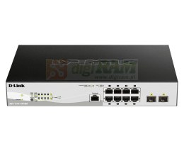 Przełącznik Smart DGS-1210-10P/ME/E 10 portów 10/100/1000 Gigabit PoE 2 SFP