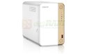 Qnap TS-262-4G, Tower, 2 x 2.5"/3.5" SATA, Intel Celeron N4505 2C/2T, 4 GB DDR4 onboard not expandable, 1 x 2.5GbE, External ada