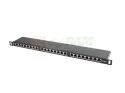 Patch panel Lanberg PPS6-0024-B (0.5U; kat. 6)