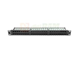 Patch panel Lanberg PPU6-1048-B (1U; kat. 6; 48xRJ-45)