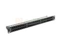 Patch panel Lanberg PPU6-1048-B (1U; kat. 6; 48xRJ-45)