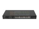 LANBERG SWITCH RACK 19" RSFE-24P-2C-360 24X 100MB POE+/2X COMBO GIGABIT 360W