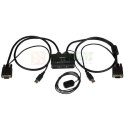 2PORT CABLE KVM WITH VGA USB/AND REMOTE SWITCH BUTTON