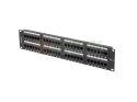 LANBERG PATCH PANEL 48 PORT 2U KAT.6 CZARNY PPU6-2048-B