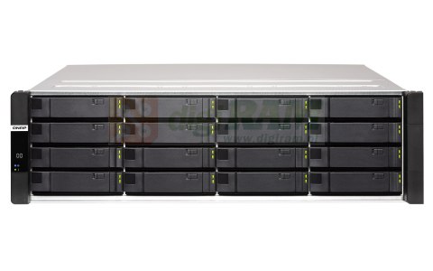 Qnap ES1686dc-2123IT-64G, 3U, 16 x 2.5"/3.5" SAS, Intel Xeon D-2123IT 4C/8T, 64GB DDR4 (32GB for each controller), 3 Gigabit LAN