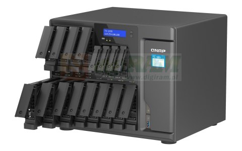 Qnap TS-1655-8G, Tower, 12 x 3.5"/2.5" SATA + 4 x 2.5" SATA, Intel Atom C5125 8C/8T, 8GB DDR4 non-ECC  (Max. 256GB), 2 x 2.5GbE,