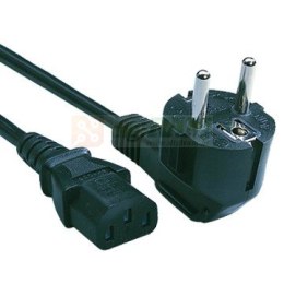 Power Cord, 250VAC 10A CEE 7/7 Plug, EU