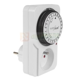 Włącznik czasowy timer mechaniczny GreenBlue GB360 E, 48 programów, max. obciążenie 16A, IP20