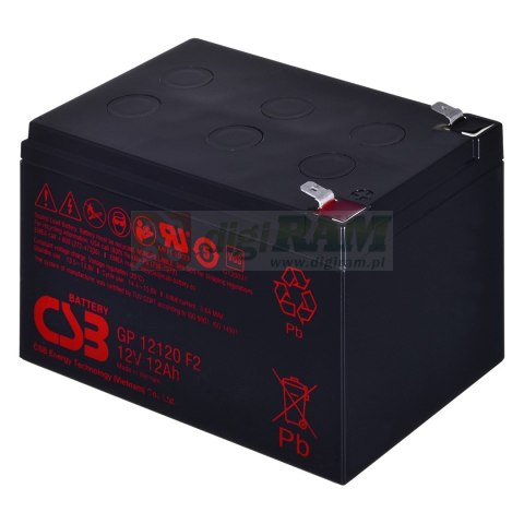 Akumulator CSB GP12120F2 12V 12Ah