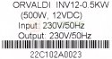 ORVALDI INVERTER 12-500W W FUNKCJI UPS BEZ AKUMULATORÓW DO DŁUGIEJ PRACY AWARYJNEJ LINE-INTERACTIVE CZYSTY SINUS