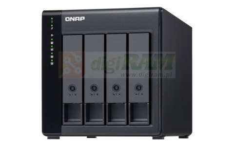 Qnap TL-D400S Expansion unit, Tower, 4x 2.5/3.5" SATA ,with a QXP-400eS-A1164 PCIe SATA host card and 1 SFF-8088 to SFF-8088 SAS