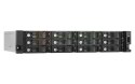 Qnap TL-R1200PES-RP Expansion unit, 12-bay 2U rackmount, 12x 2.5/3.5" SATA, 2 ports (SFF-8644 1x2), redundant PSU, without rail 