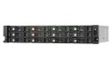 Qnap TL-R1200PES-RP Expansion unit, 12-bay 2U rackmount, 12x 2.5/3.5" SATA, 2 ports (SFF-8644 1x2), redundant PSU, without rail 