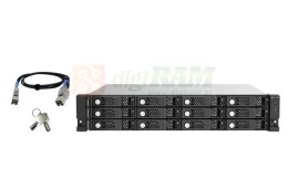 Qnap TL-R1220Sep-RP Expansion unit 2U rackmount SAS 12Gbps JBOD expansion enclosure with SAS expander, 2.5:/3.5