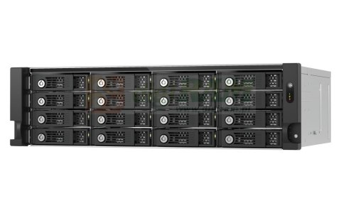 Qnap TL-R1600PES-RP Expansion unit, 16-bay 3U rackmount, 16x 2.5/3.5" SATA , 2 ports (SFF-8644 1x2), redundant PSU, without rail