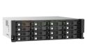 Qnap TL-R1620Sep-RP Expansion. 3U rackmount, 16x SAS 2.5"/3.5" SAS/SATA, 4 x SFF-8644 Mini-SAS HD ports, redundant PSU, without 