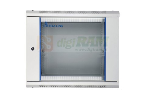 EXTRALINK SZAFA RACK WISZĄCA 9U 600X450 SZARA