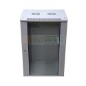 Extralink - szafka wisząca 19" 15U 600x450 Szara