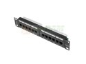 Patch panel Lanberg PPU5-9012-B (1U; 10"; kat. 5e; UTP; 12xRJ-45)