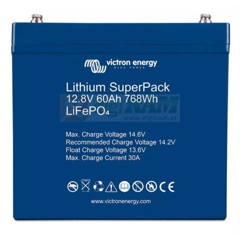 Akumulator Victron Energy LiFePO4 Superpack 60Ah 12V BMS