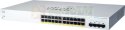 Switch Cisco CBS220-24P-4G-EU Managed L2 Gigabit Ethernet (10/100/1000) Power over Ethernet (PoE) 1U White