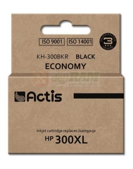 Tusz ACTIS KH-300BKR (zamiennik HP 300XL CC641EE; Standard; 15 ml; czarny)