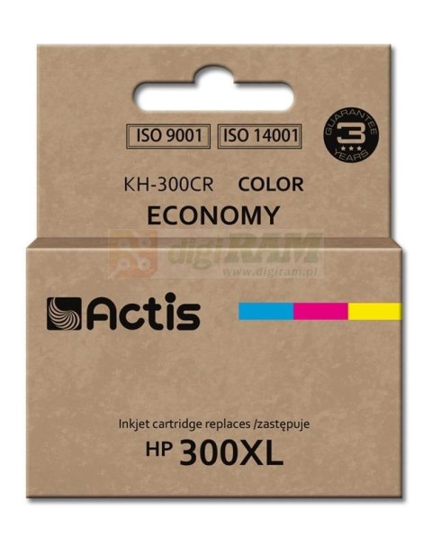 Actis KH-300CR Tusz (zamiennik HP 300XL CC644EE; Standard; 21 ml; kolor)