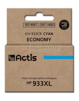Actis KH-933CR Tusz (zamiennik HP 933XL CN054AE; Standard; 13 ml; niebieski)