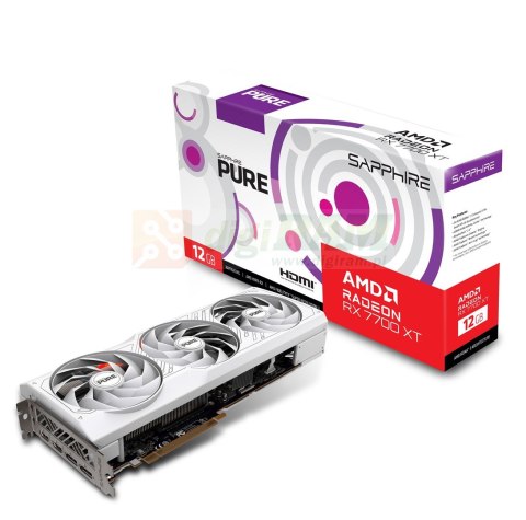 Karta graficzna SAPPHIRE RADEON RX 7700 XT PURE GAMING OC 12GB GDDR6