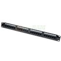 TECHLY PATCH PANEL UTP CAT6 24 PORTY RJ45, 1U 0228