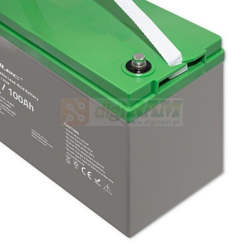 Akumulator AGM | 12V | 100Ah | max.30A Akumulator AGM | 12V | 100Ah | max.30A