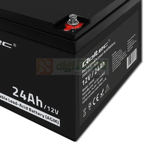 Akumulator AGM | 12V | 24Ah | max.7.2A Akumulator AGM | 12V | 24Ah | max.7.2A