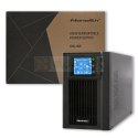 Zasilacz awaryjny UPS, on-line, czysta fala sinusoidalna, 1KVA, 800W, LCD, USB