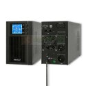 Zasilacz awaryjny UPS, on-line, czysta fala sinusoidalna, 1KVA, 800W, LCD, USB