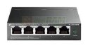 Przełącznik SG105MPE Smart 5xGE (4xPoE+)