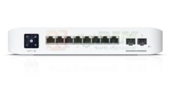 Przełącznik UniFi 8 PoE USW-PRO-8-POE, 6 portów 1 GbE PoE+, 2 porty 1 GbE PoE++, 2 porty 10G SFP+, 120W