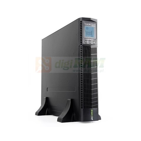 GREEN CELL ZASILACZ AWARYJNY UPS UPS14 2000VA 1800W DO SZAF SERWEROWYCH RACK RTII