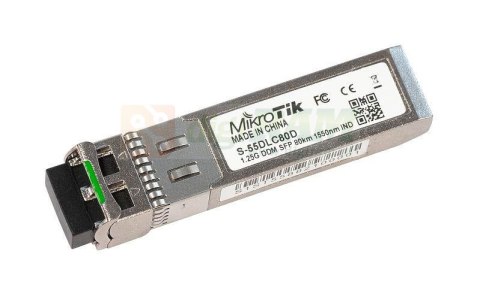 MikroTik S-55DLC80D SFP module 1.25G SM 80km