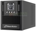 POWER WALKER UPS ON-LINE VFI 1000 AT FR 3X FR OUT, USB/RS-232, LCD, EPO