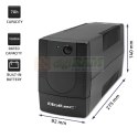 QOLTEC ZASILACZ AWARYJNY UPS LINE INTERACTIVE | MONOLITH | 1000VA | 600W