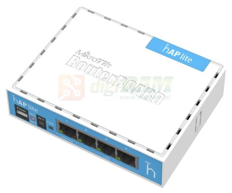 MikroTik RB941-2ND hAP lite with 650MHz CPU,