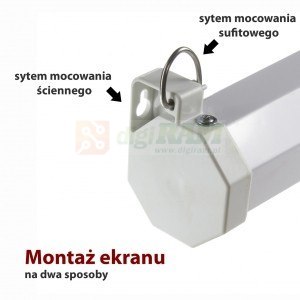 Ekran elektryczny 100 cali FS-100 4:3 203x152cm z pilotem Ekran elektryczny 100 cali FS-100 4:3 203x152cm z pilotem
