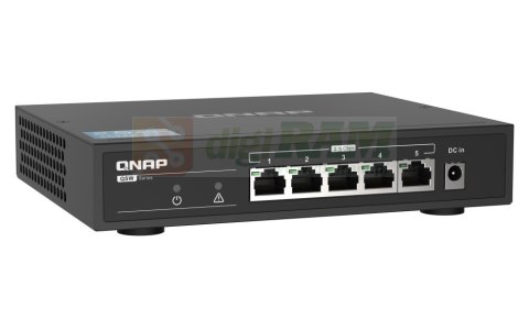 Przełącznik niezarządzalny QSW-1105-5T- EU 5 portów 2.5GbE Przełącznik niezarządzalny QSW-1105-5T- EU 5 portów 2.5GbE