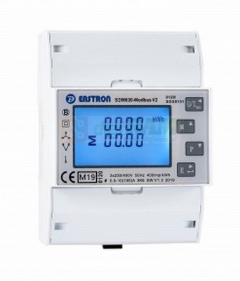 Akcesoria Solplanet // 3-fazowy licznik energii do falowników Solplanet / Eastron SDM630-Modbus / pomiar bezpośredni do 100A / 2