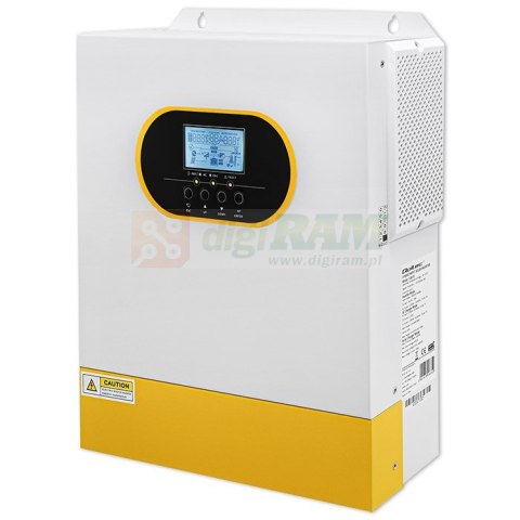 Qoltec Hybrydowy inwerter solarny Off-Grid 3.5kVA| 3.5kW | 100A | MPPT | LCD | BMS | Sinus